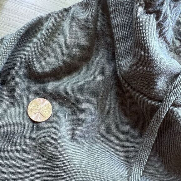 St. John Drawstring Track Jacket Viscose And Wool Olive Green Size Medium - Picture 12 of 12